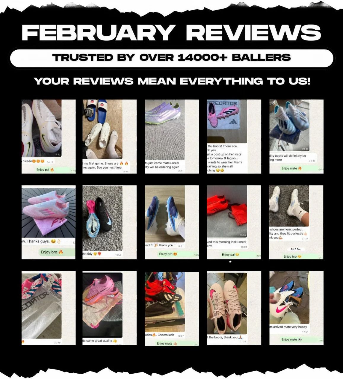 Customer Reviews Wall