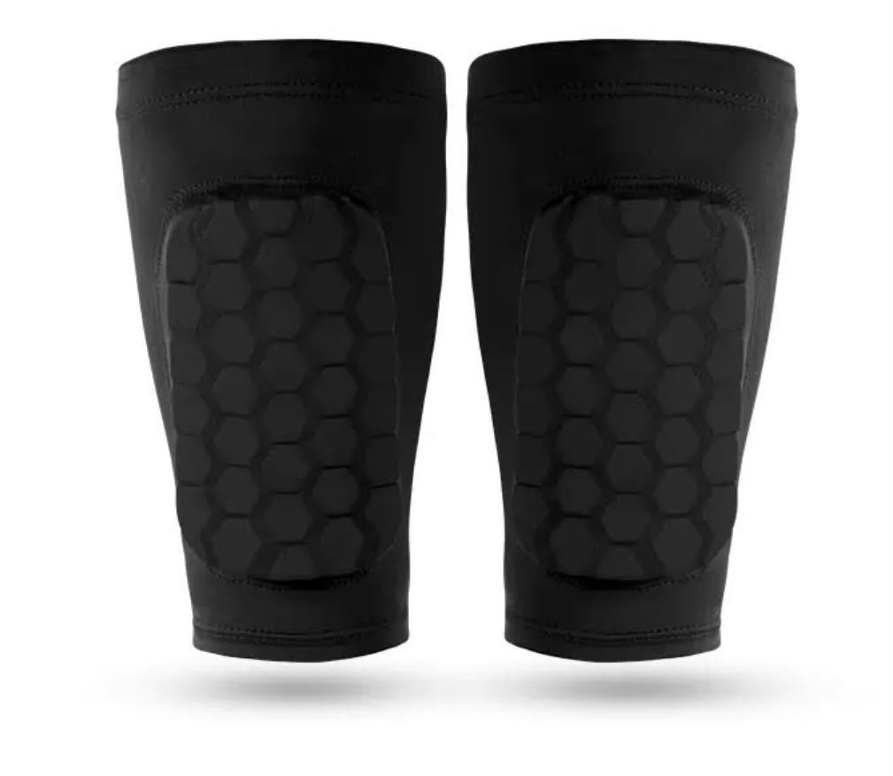 Shin Pad Sleeves (Pair) - Black